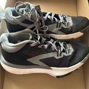 Black and Gray Athletic Sneakers